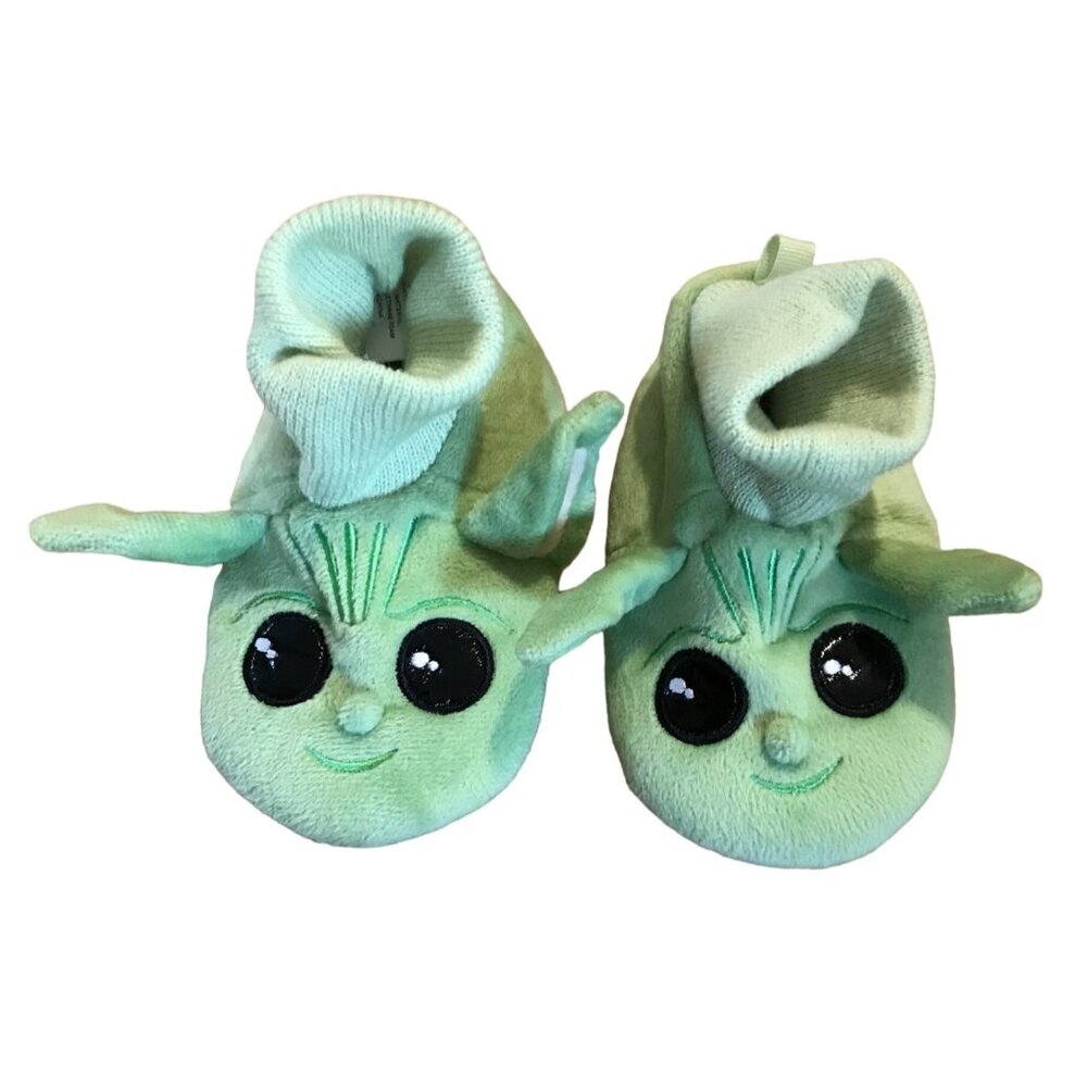 Baby Yoda Slippers Toddler 5-6 Plush Boys Girls Lucasfilm Ltd